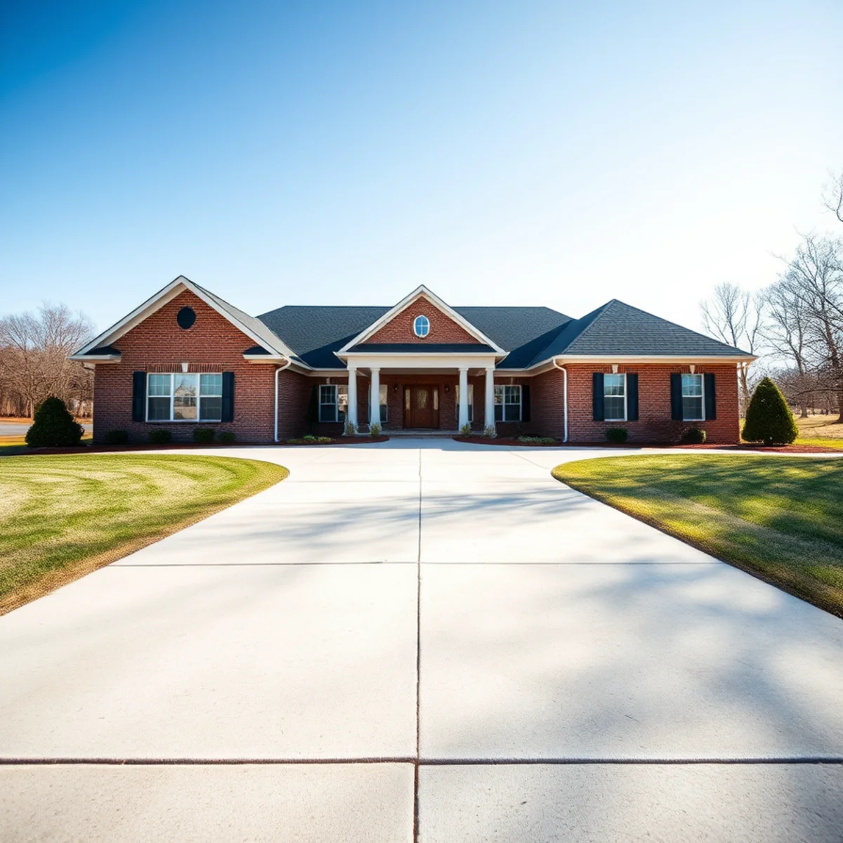 Pressure washing a home in Iron Station, Lincoln County NC by Hydro Jet PW