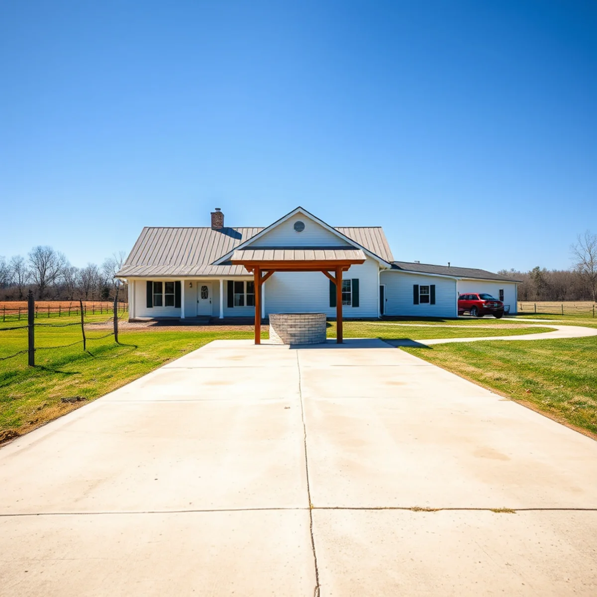 Pressure washing a home in Vale, Lincoln County NC by Hydro Jet PW
