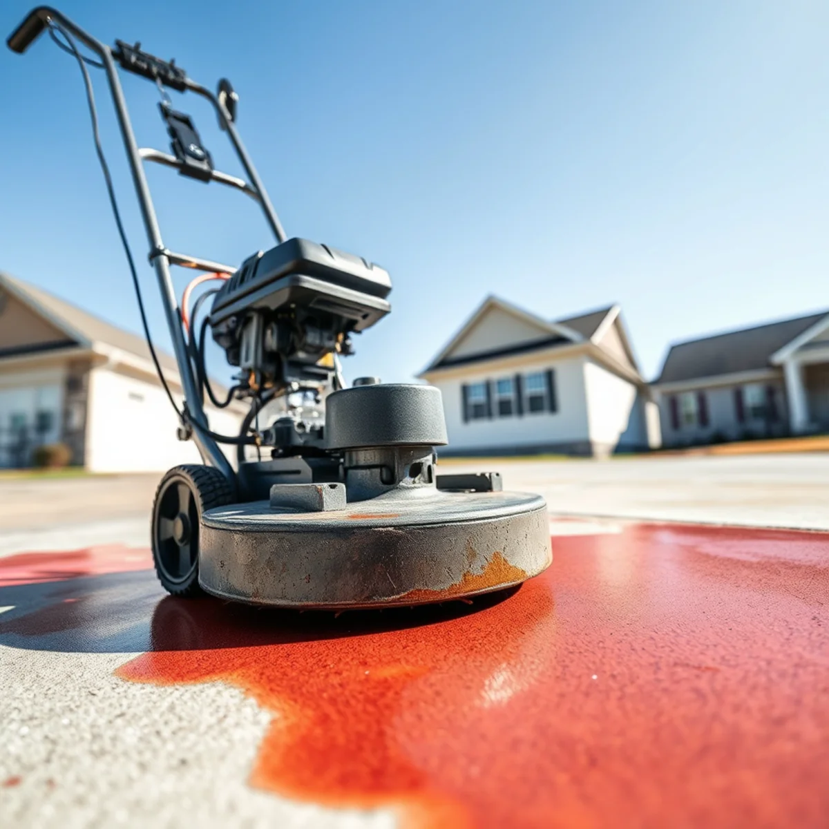 How to Remove Red Clay Stains from Concrete in Lincoln County