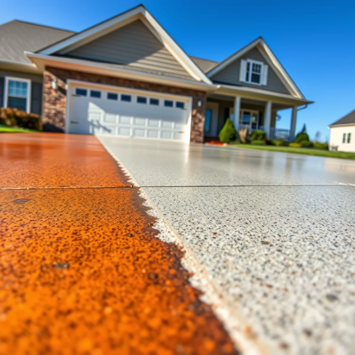 How to Remove Red Clay Stains from Concrete in Lincoln County