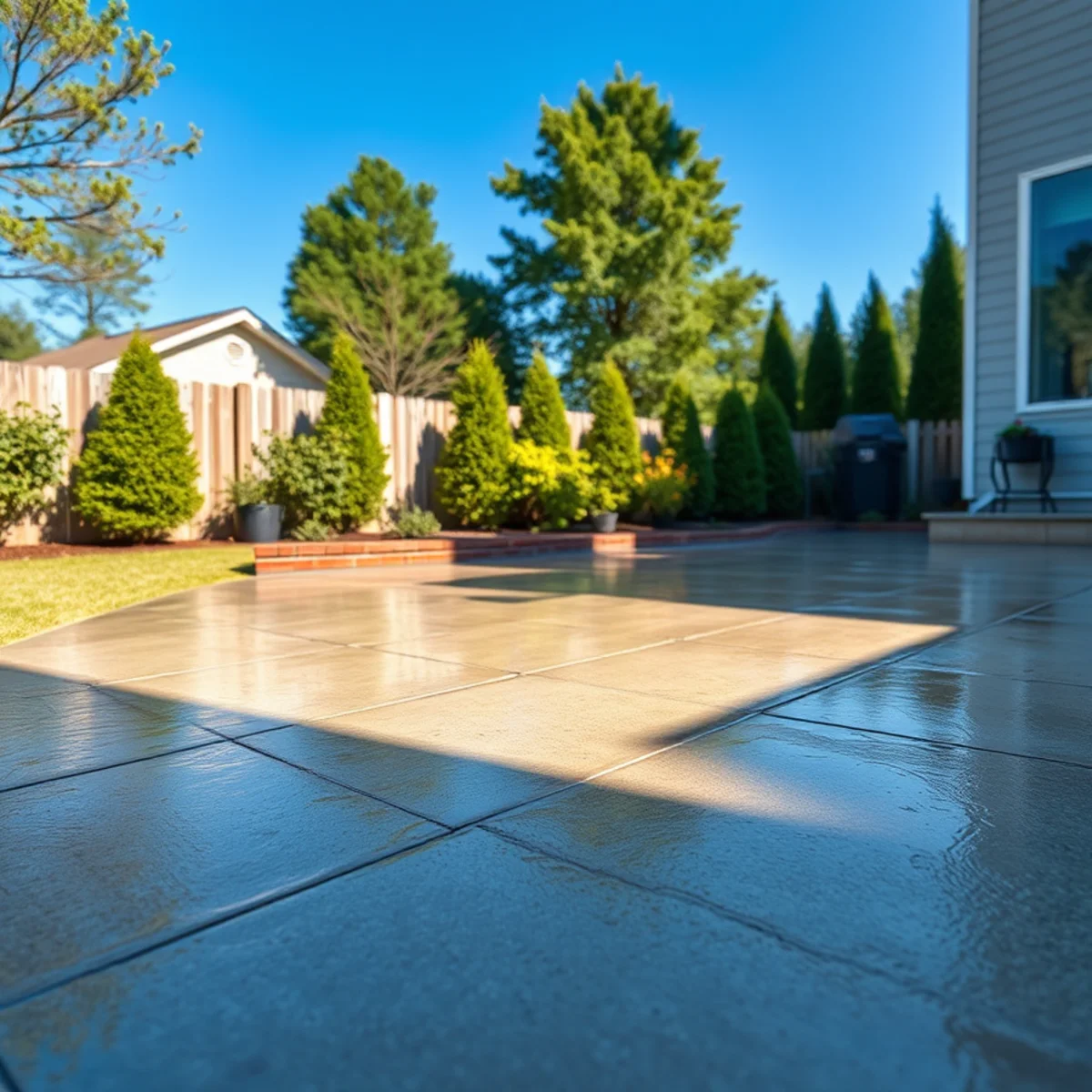 Concrete Cleaning in Lincolnton NC by Hydro Jet PW