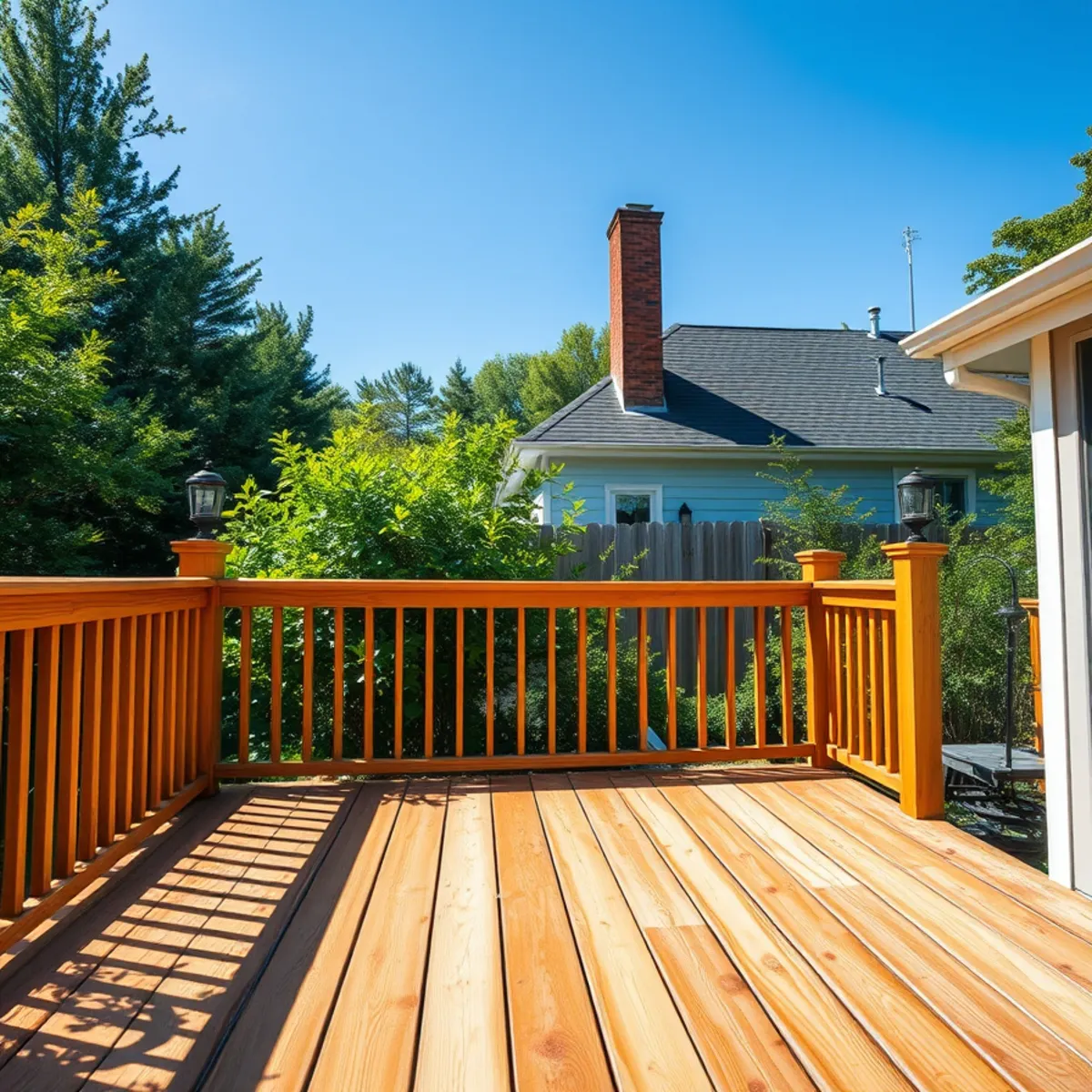 Deck Cleaning in Lincolnton NC by Hydro Jet PW